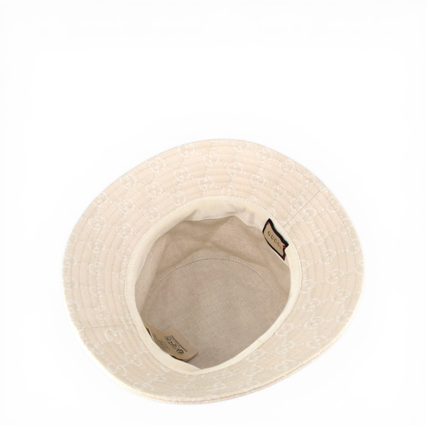 Gucci Bucket hat GG beige Gr. 57