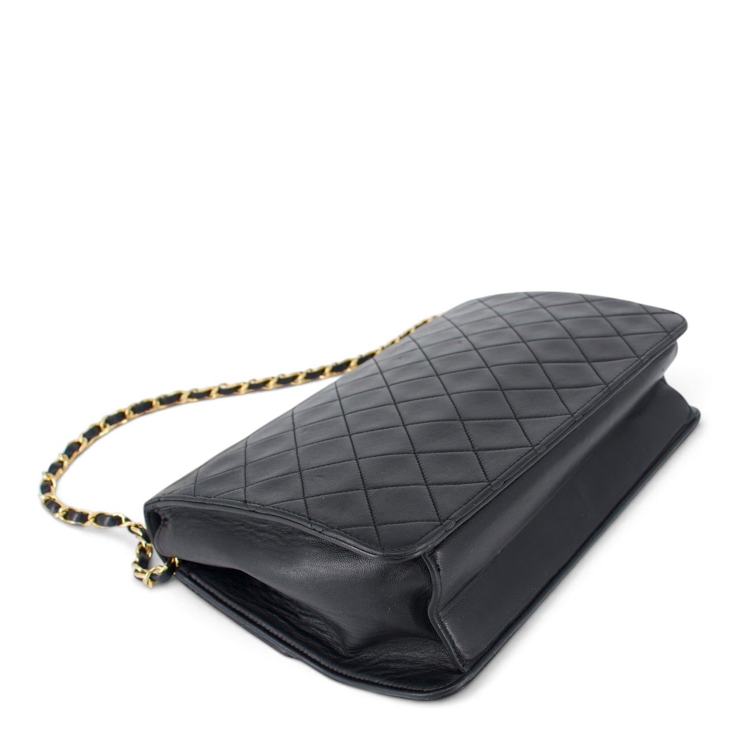 Chanel Matelassé Lammleder schwarz GHW