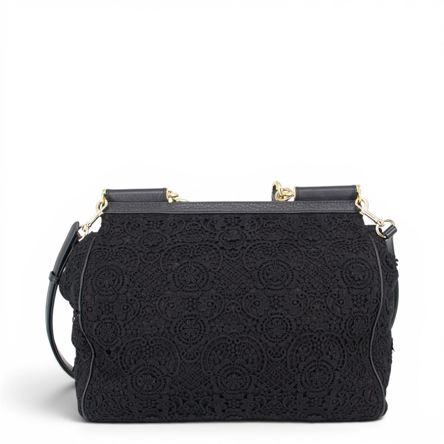 Dolce & Gabbana Large Sicily Spitze schwarz