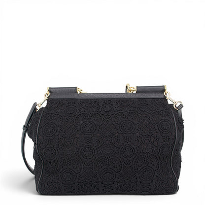 Dolce & Gabbana Large Sicily Spitze schwarz