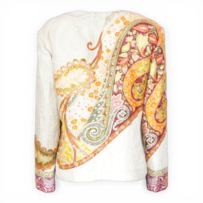 Etro Jäckchen beige gemustert Gr. 38