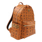MCM Stark Medium Rucksack cognac