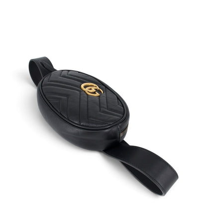 Gucci Marmont Gürteltasche schwarz