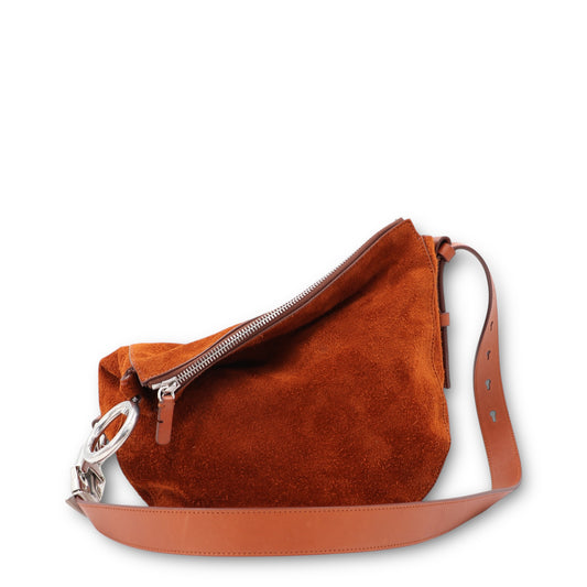 Burberry Small Knight bag Wildleder cognac