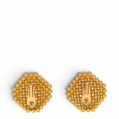 Christian Dior Ohrclips rund