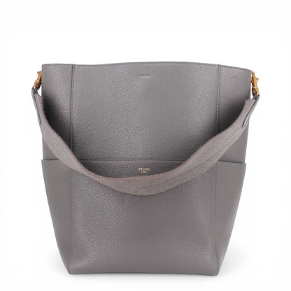 Celine Seau sangle Beuteltasche grau