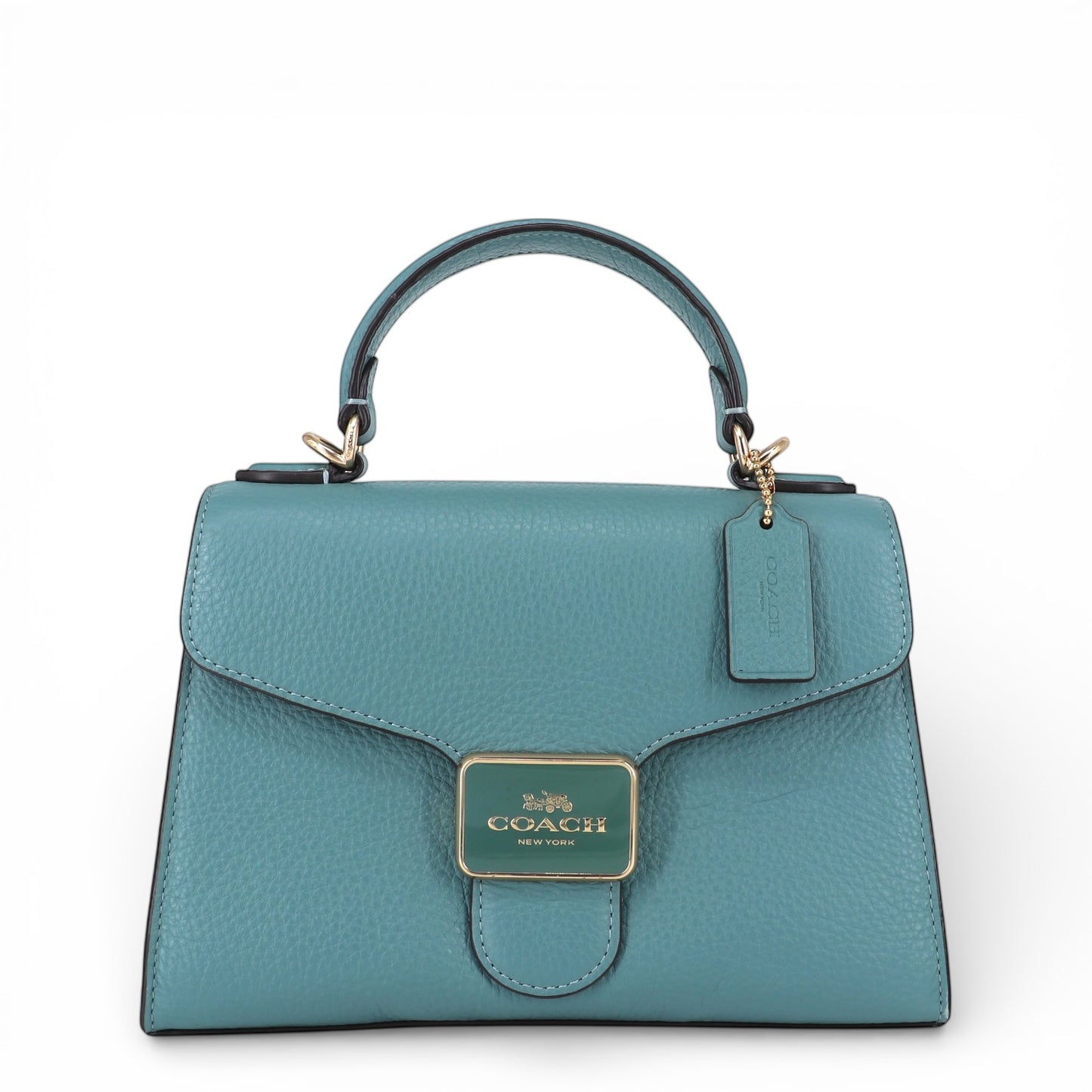 Coach Pepper Satchel petrol