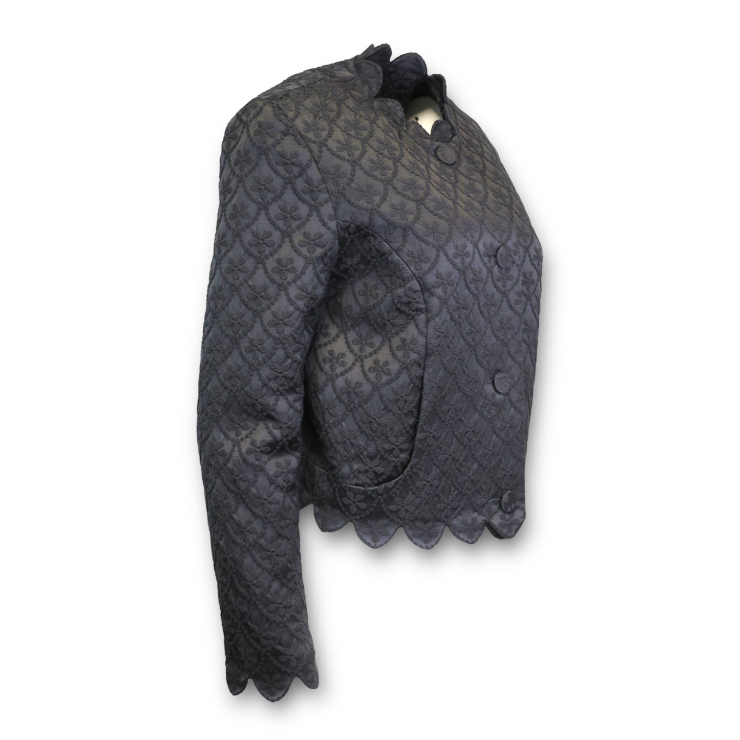 Simone Rocha Jacke schwarz bestickt Gr. 38