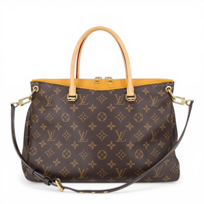 Louis Vuitton Pallas MM Monogram safran