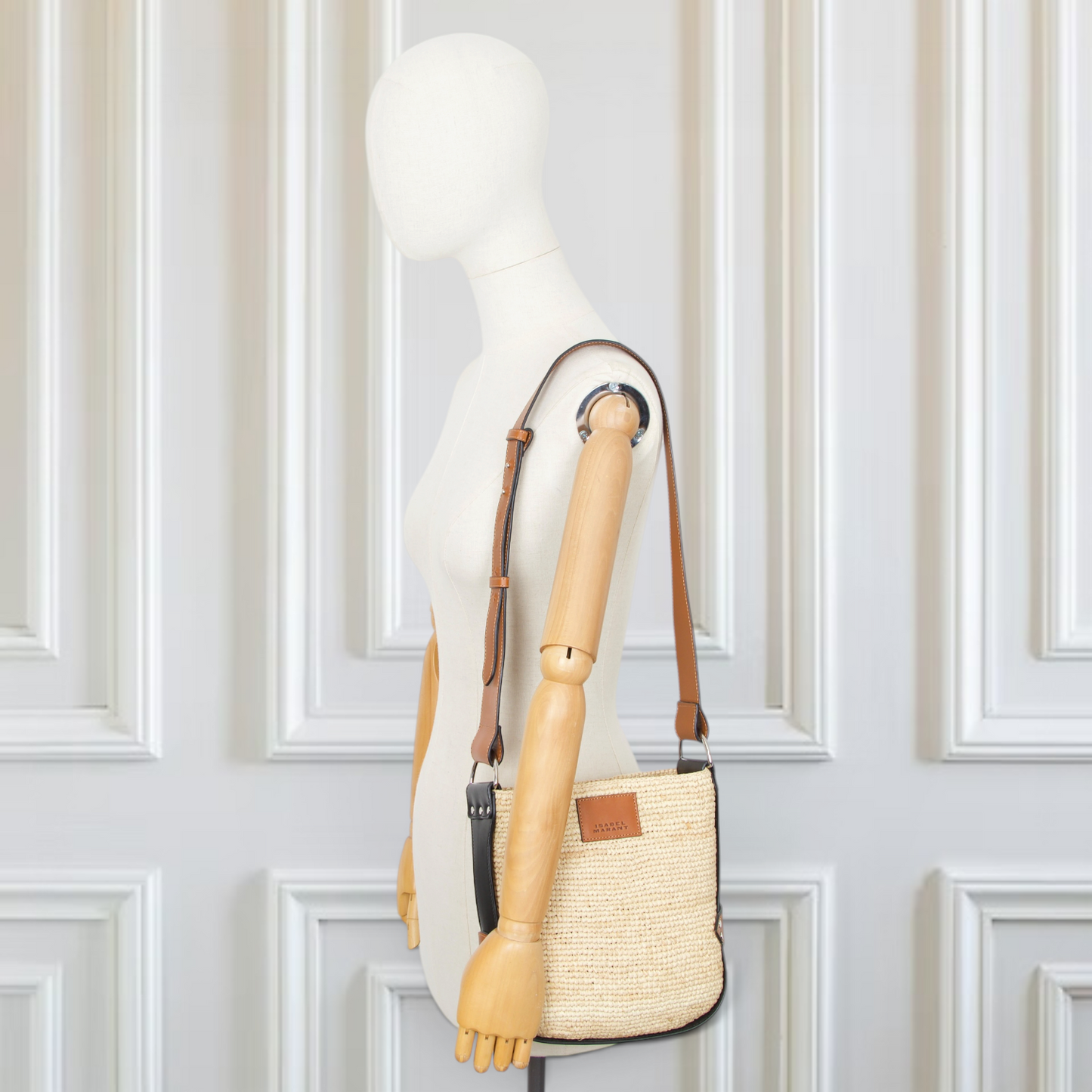 Isabel Marant Bayia Mini aus Raffiabast