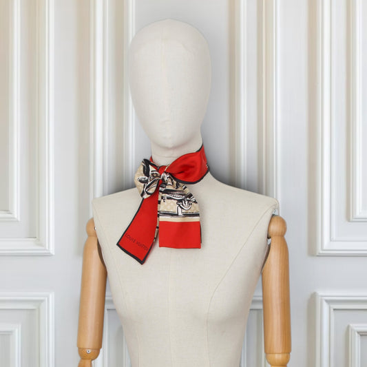 Louis Vuitton Bandeau Trunks beige/rot
