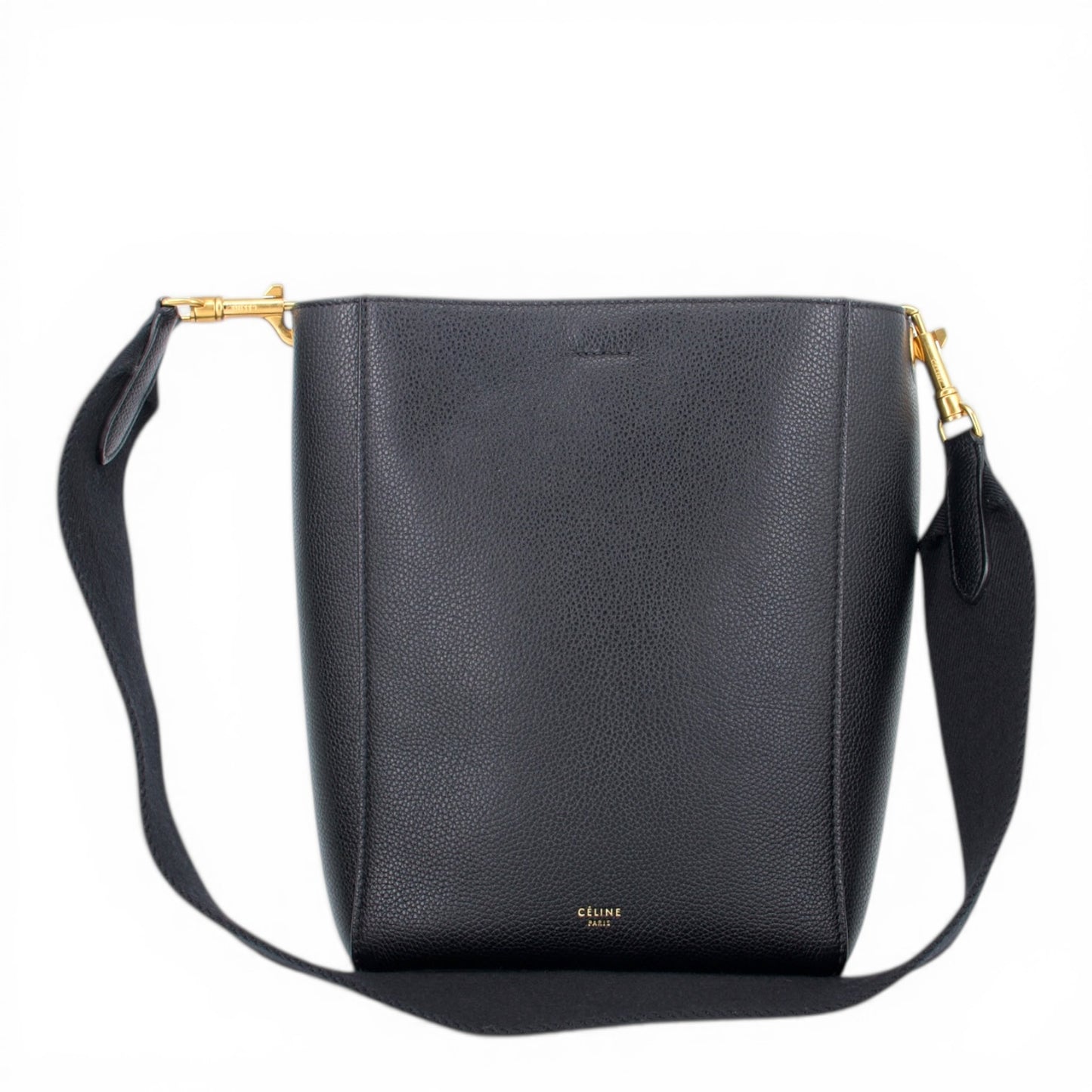 Céline Sangle bucket small schwarz