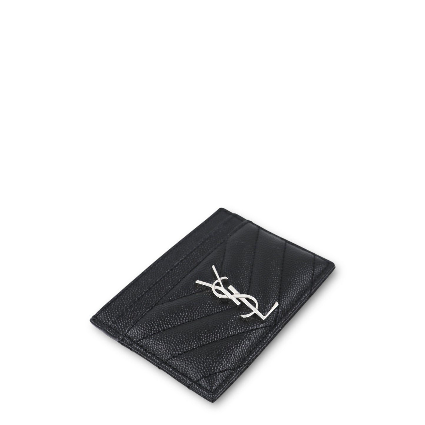 Saint Laurent Cassandre Kartenetui schwarz
