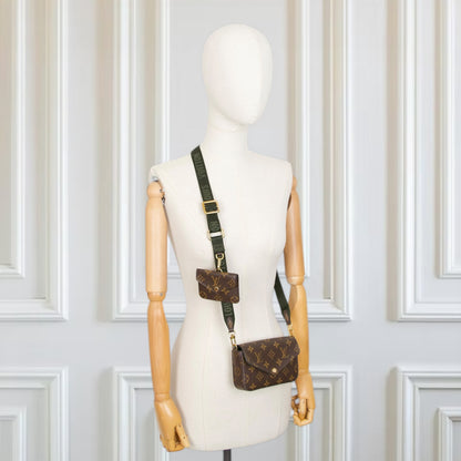 Louis Vuitton Félicie Strap & Go Monogram