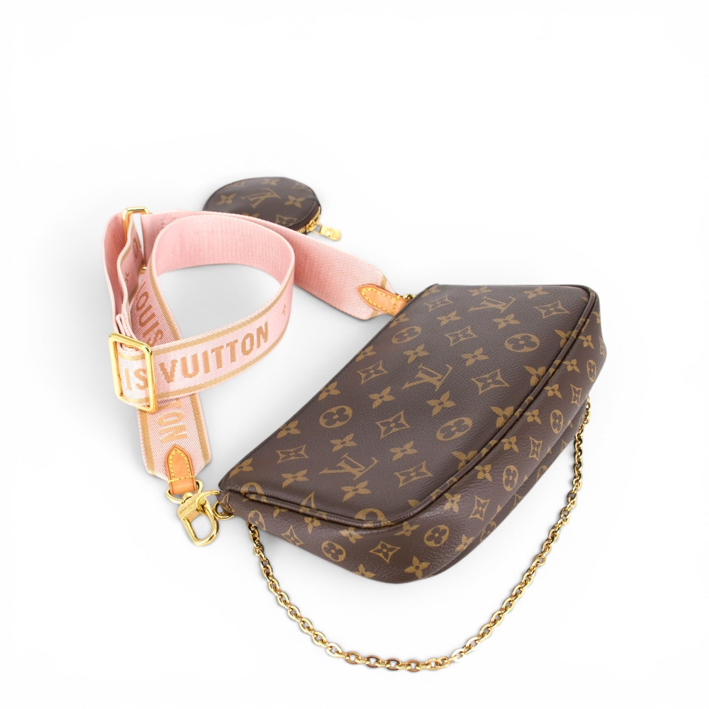 Louis Vuitton Multi Pochette Monogram rosa