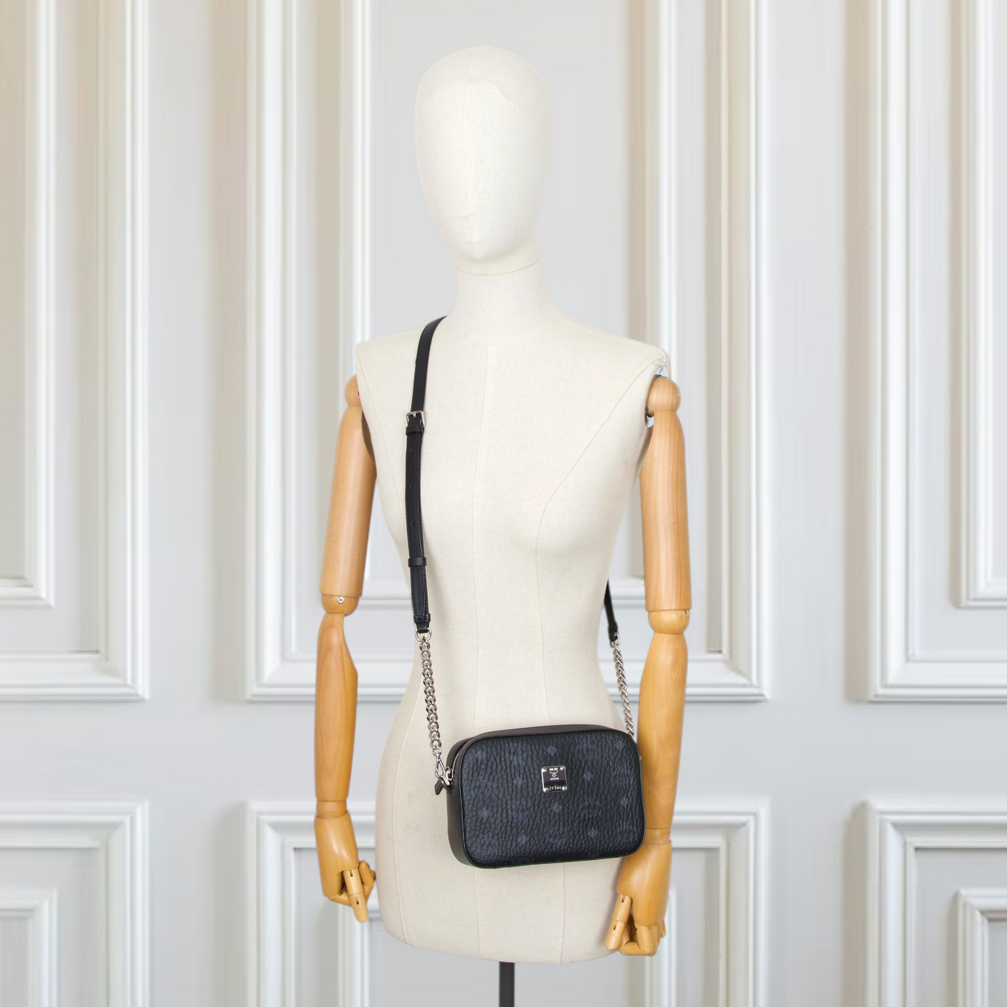 MCM Camera bag Visetos schwarz