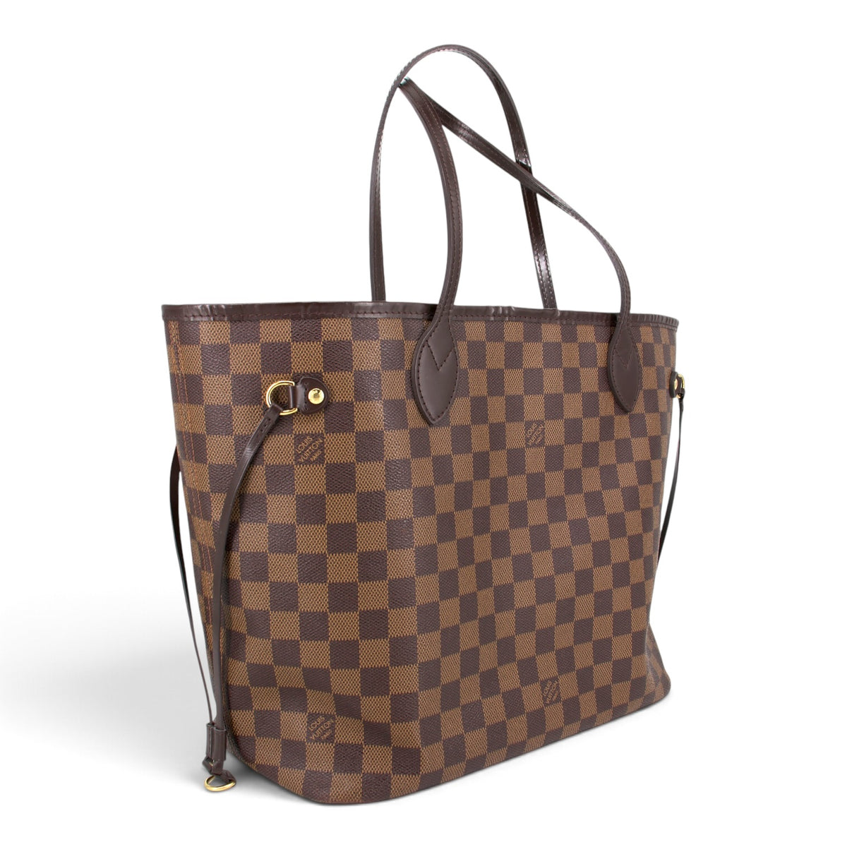 Louis Vuitton Neverfull MM + Pochette Damier ebène
