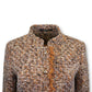 Tagliatore Boucléjacke Ocker meliert Gr. 38