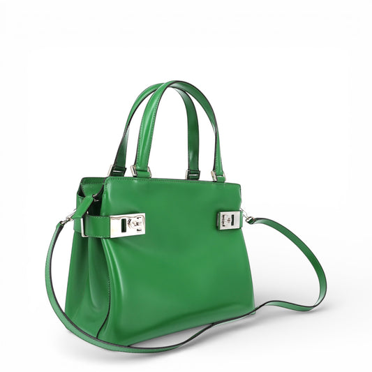 Salvatore Ferragamo Hug small grün