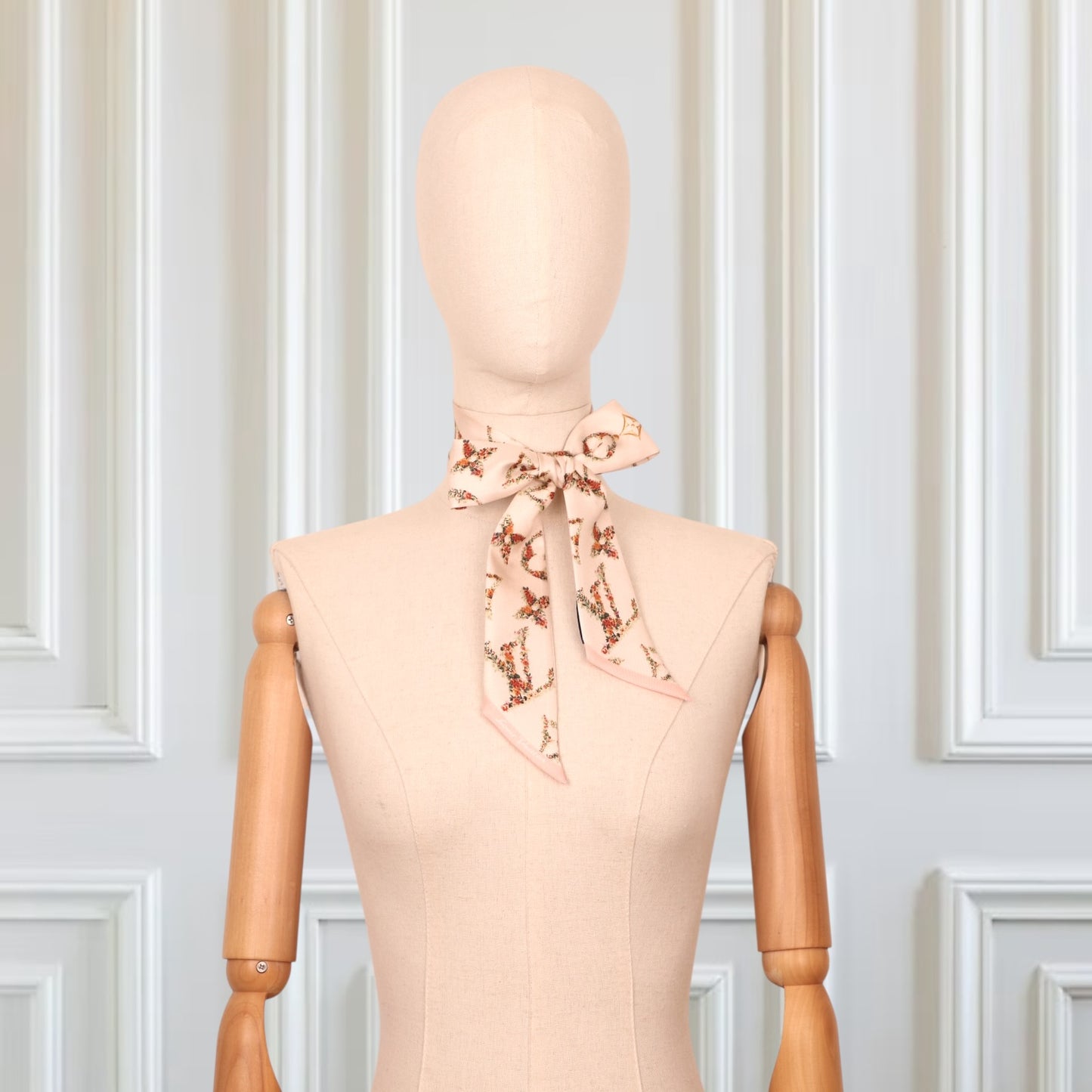 Louis Vuitton Bandeau "Monogram Flowers BB" rosa