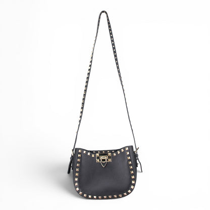 Valentino Rockstud Umhängetasche schwarz