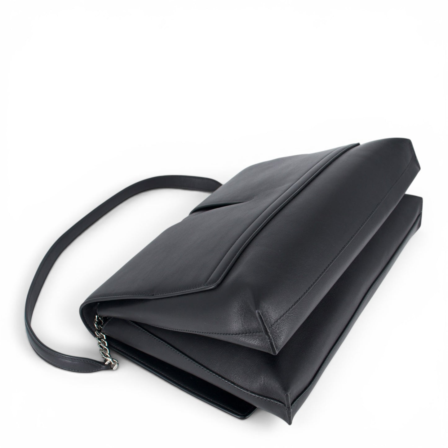 Jil Sander Medium View Schultertasche schwarz