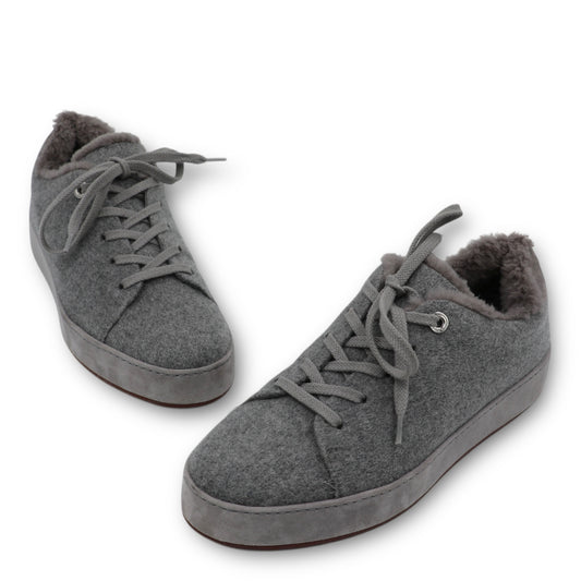 Loro Piana Nuages Cashmere Sneaker grau Gr. 38