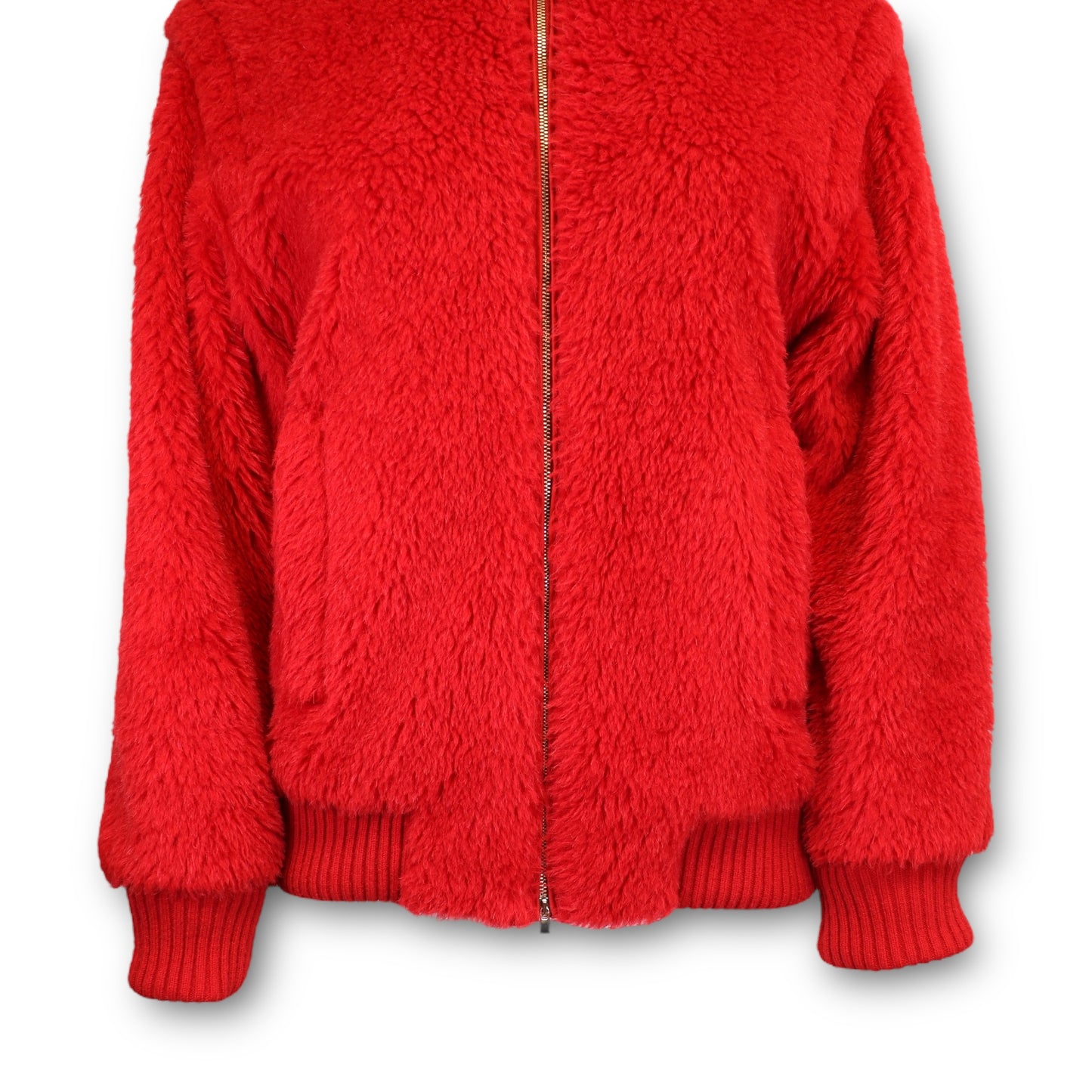 Max Mara Bomber Alpaca rot Gr. 36