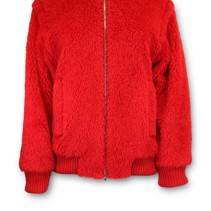 Max Mara Bomber Alpaca rot Gr. 36