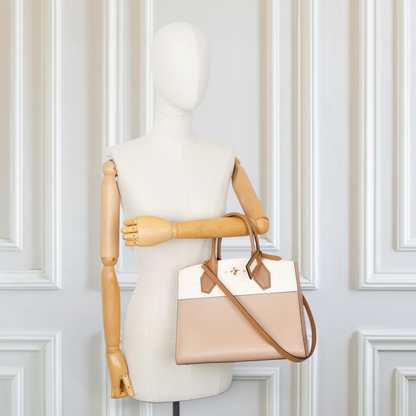 Louis Vuitton City Steamer MM Papyrus/crème