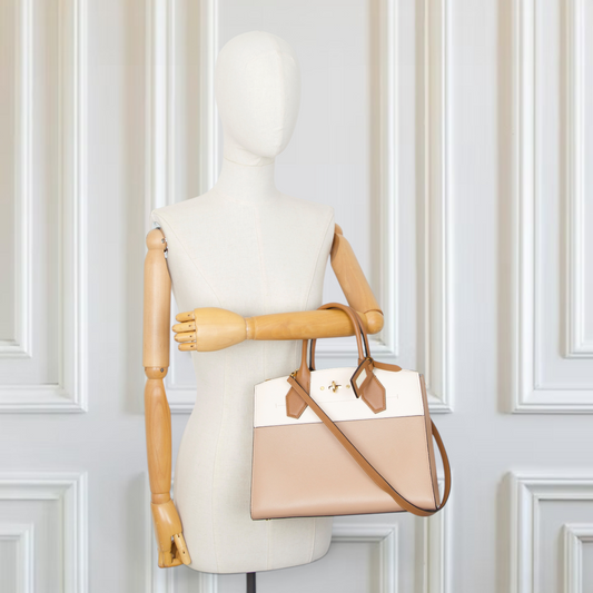 Louis Vuitton City Steamer MM Papyrus/crème