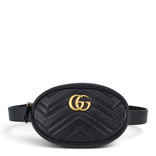 Gucci Marmont Gürteltasche schwarz