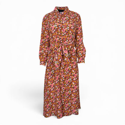 Weekend Max Mara Kleid Seide geblümt Gr. 36