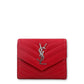 SAINT LAURENT Cassandre trifold Portemonnaie rot
