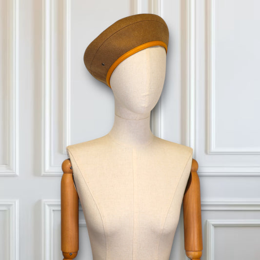 Hermès Saint-Honoré Rocabar Béret camel Gr. 57