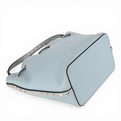 Valentino Rockstud Beuteltasche hellblau