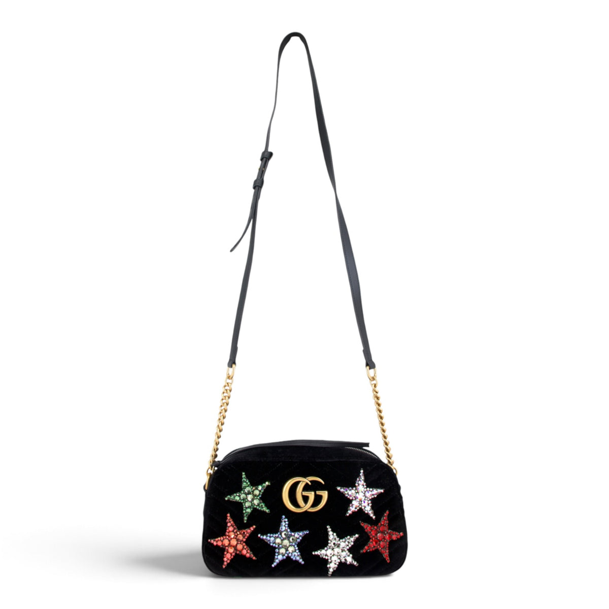 Gucci Marmont Camera bag Samt m. Sternen