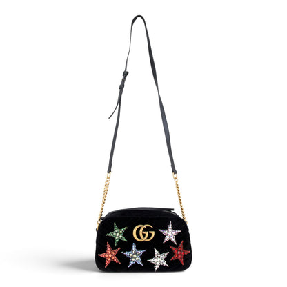 Gucci Marmont Camera bag Samt m. Sternen