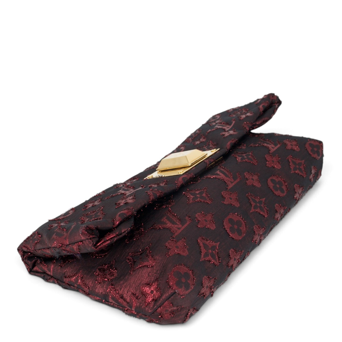 Louis Vuitton Altair Clutch Lurex Bordeaux