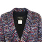 Chanel Jacke Tweed marine Gr. 42