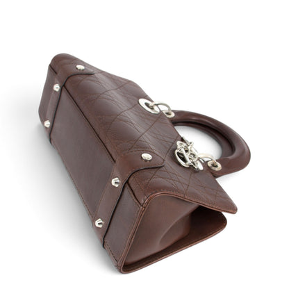 Dior East West Lady Dior Cannage braun