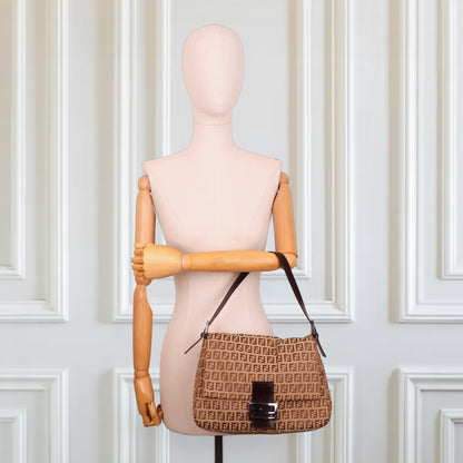 Fendi Mamma baguette Zucchino beige