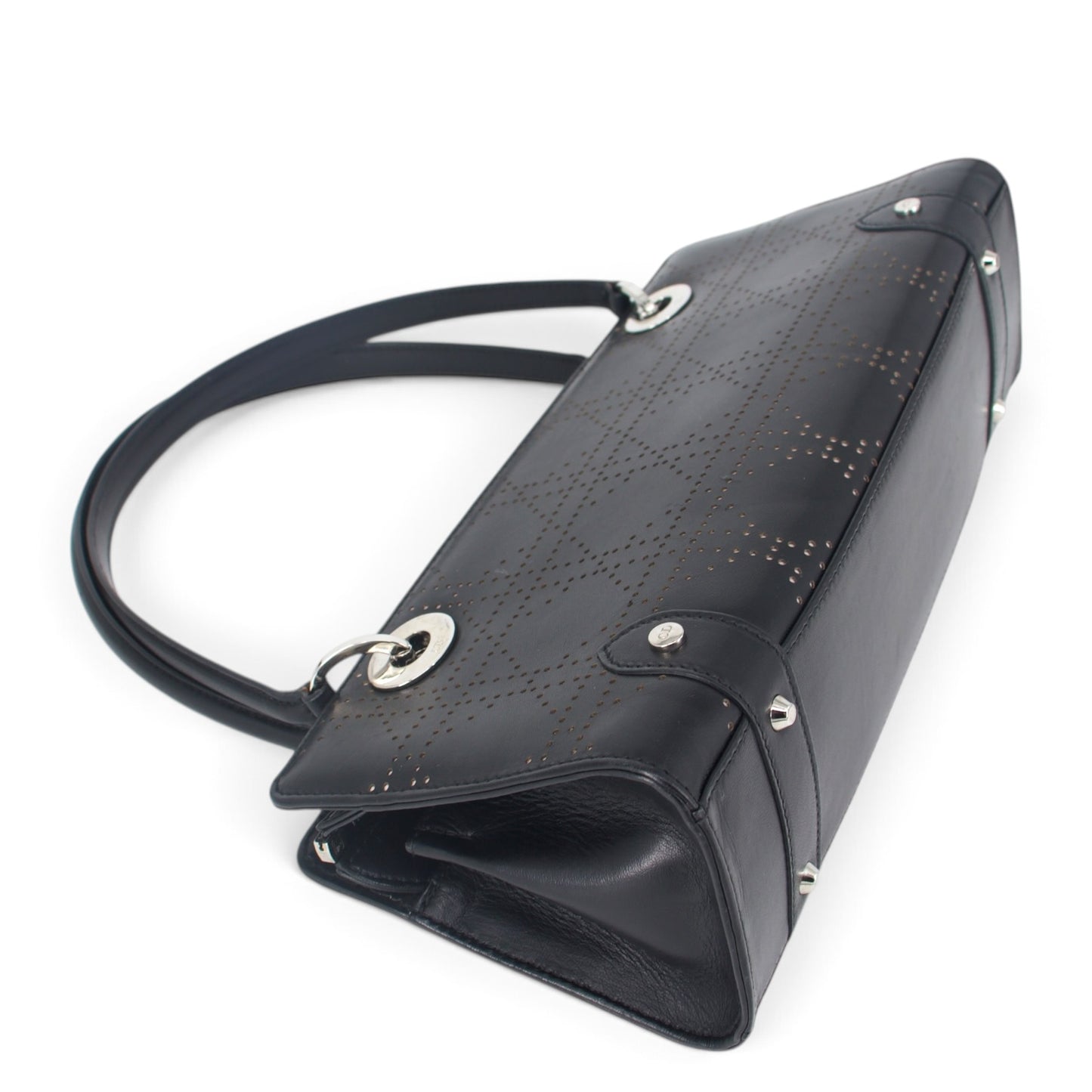 Dior East West Cannage Schultertasche schwarz
