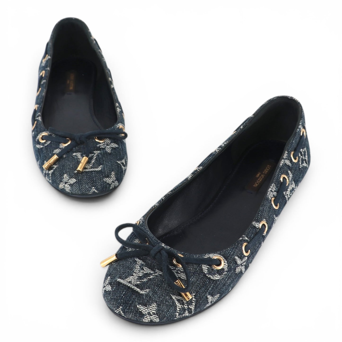 Louis Vuitton Ballerinas denim Gr. 37.5