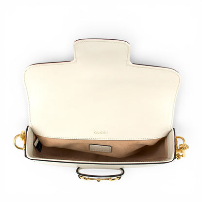 Gucci Small Horsebit 1955 crème