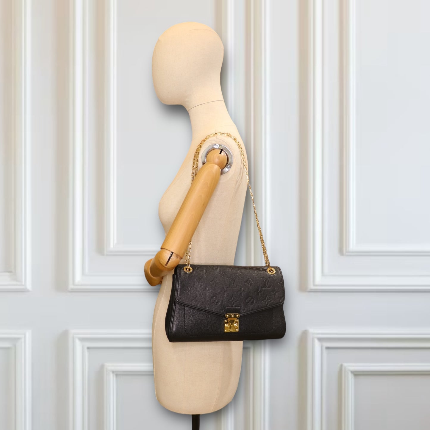 Louis Vuitton Saint Germain PM empreinte schwarz