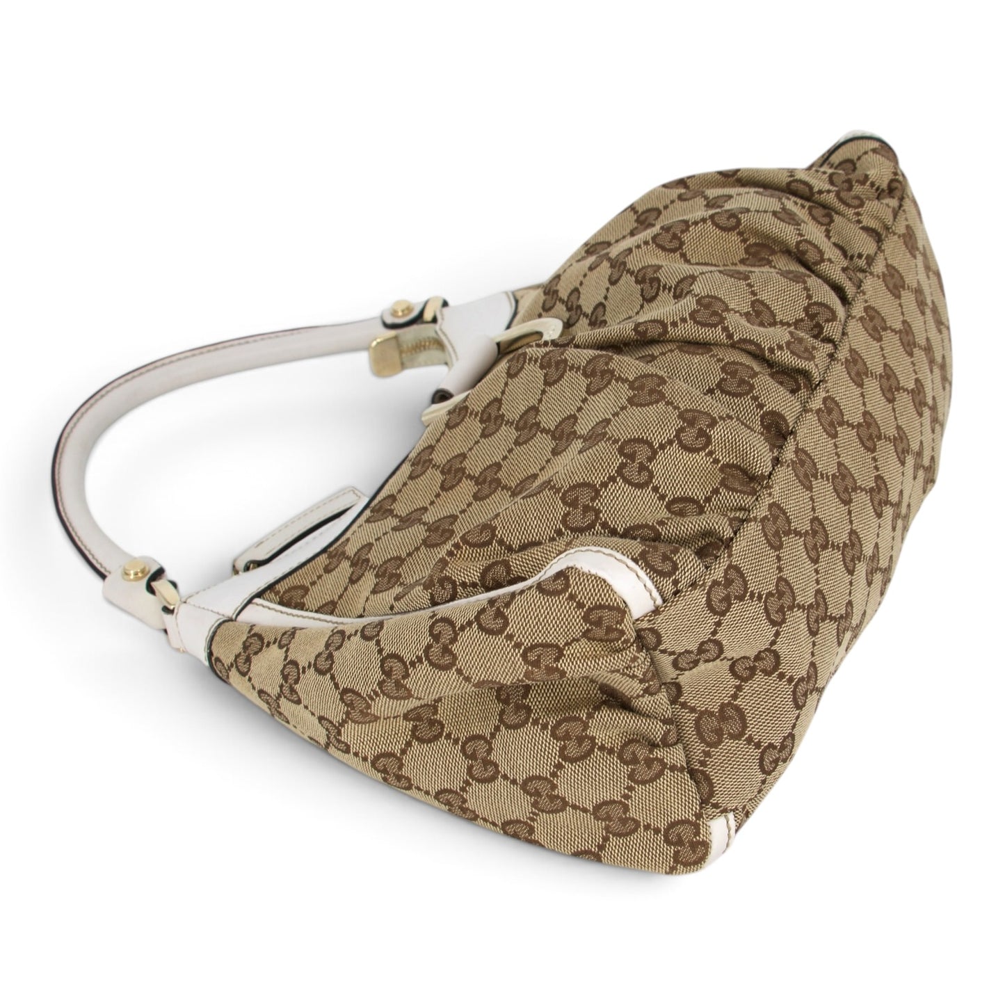 Gucci Abbey D-Ring GG weiss