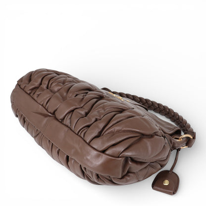 Miu Miu Two-way matelassé braun