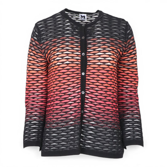 M Missoni Cardigan schwarz/orange  IT 44 DE 40