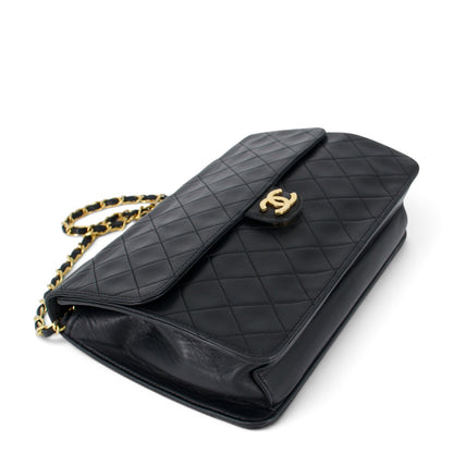 Chanel Matelassé Lammleder schwarz GHW